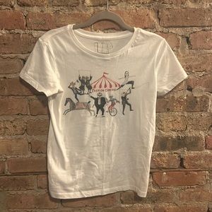 Unfortunate Portrait ‘Fashion Circus’ T-shirt. Size XS.